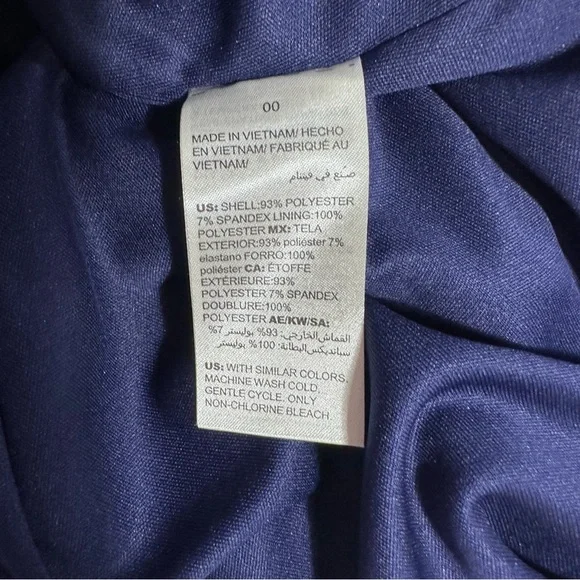 Chico’s blue knee length dress size 00 equivalent to XS - Picture 11 of 11